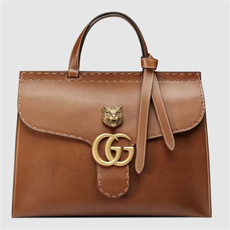 gucci marmont brown bag